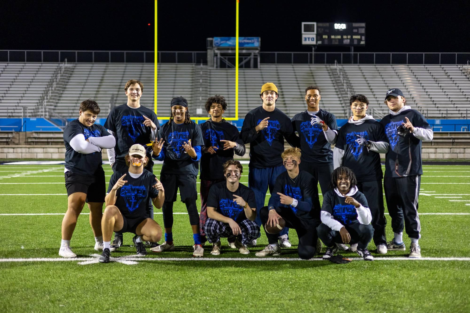 Intramural Sports Men's Flag Football Champs